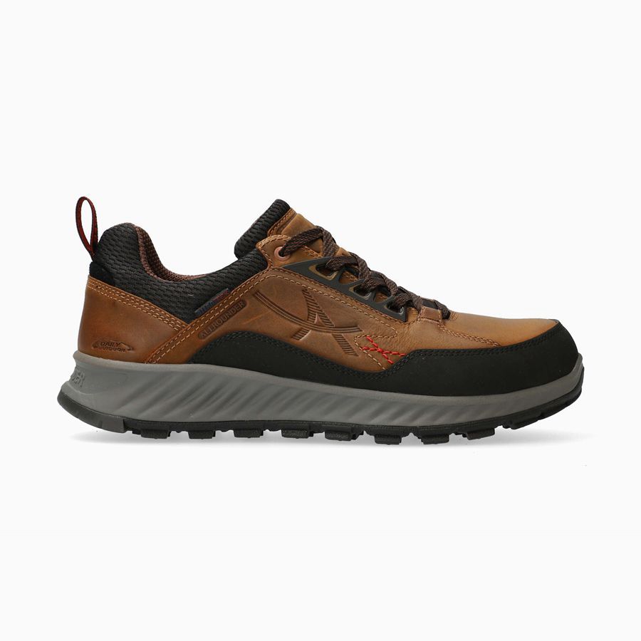 Allrounder UNITED-TEX Nubuck Rubber Férfi Outdoor Cipő - Barna, HU-64028